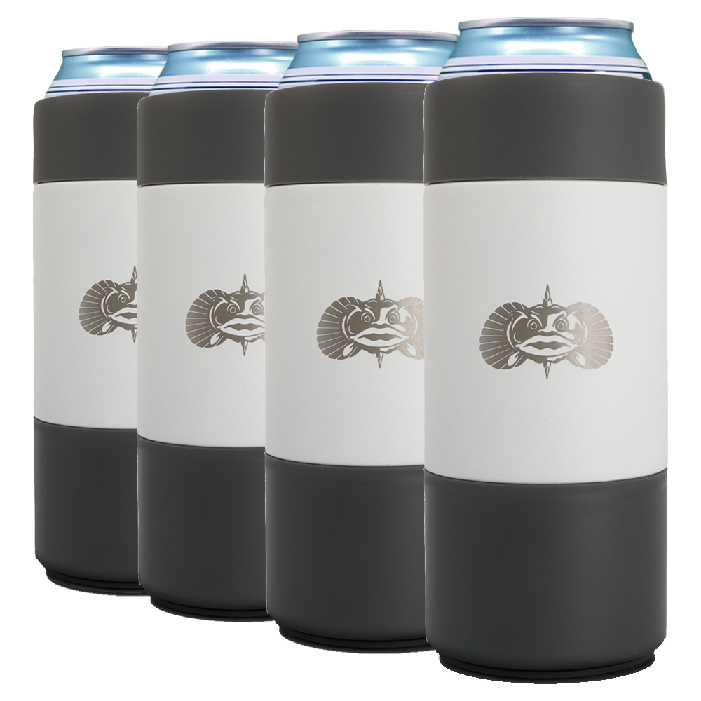 4 Pack Can Cooler Bundles Can Coolers Feed Exclusions White 12oz Slim Can 