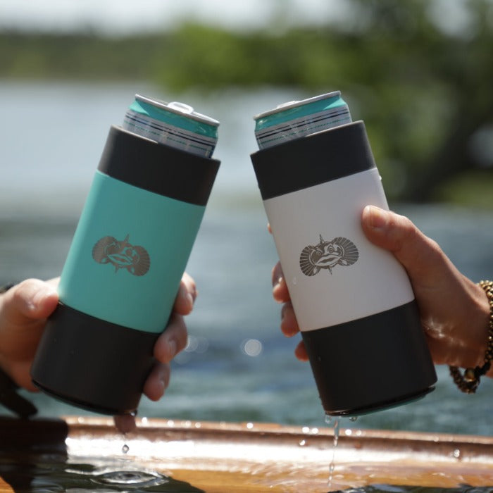 Non-Tipping Slim Can Cooler Can Coolers Toadfish 