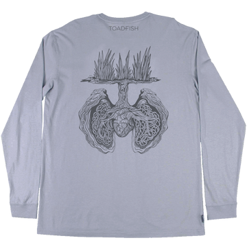 Oyster Lungs LS Tee Apparel Toadfish Small 