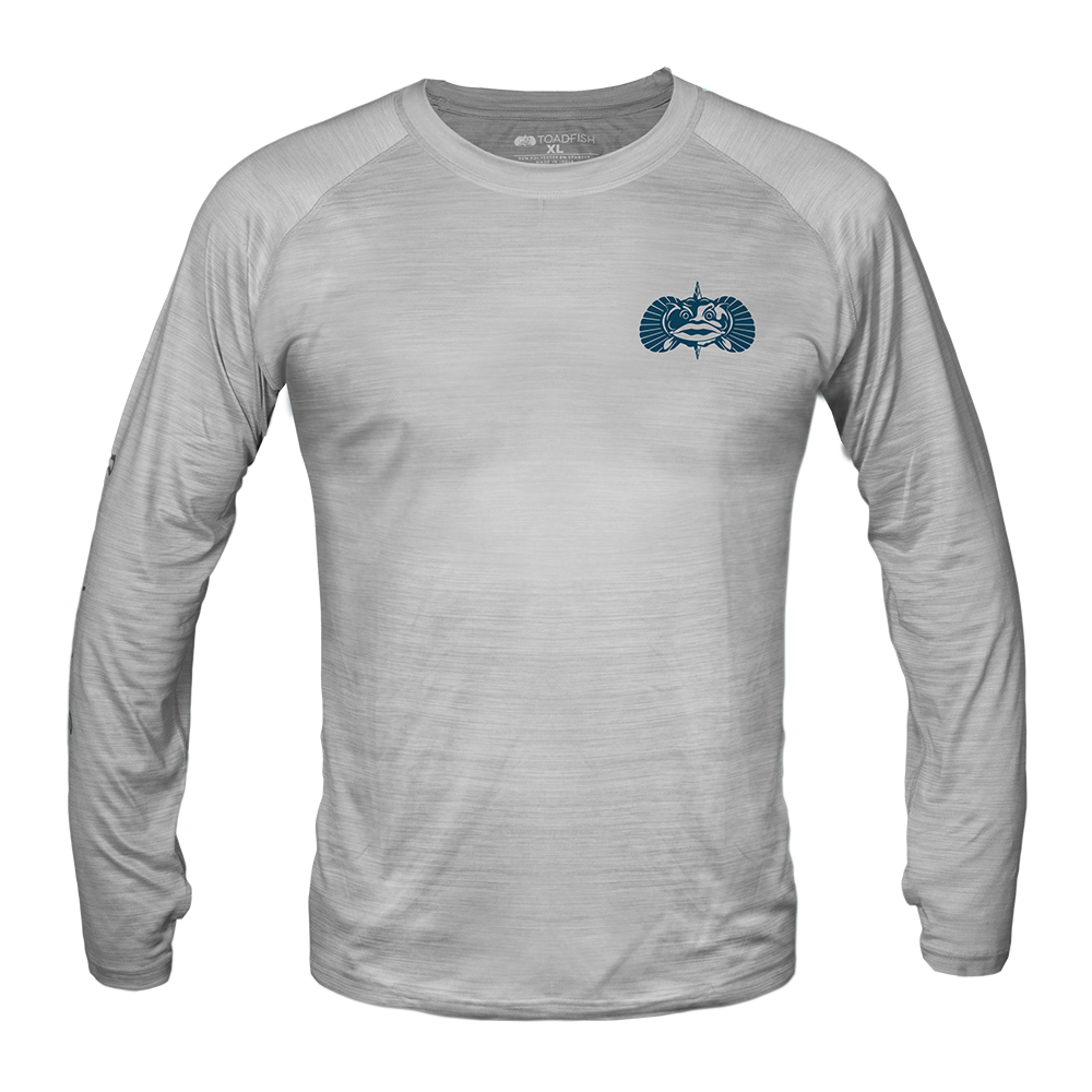 Technical Performance Long-Sleeve Apparel Toadfish Small Heather Grey 
