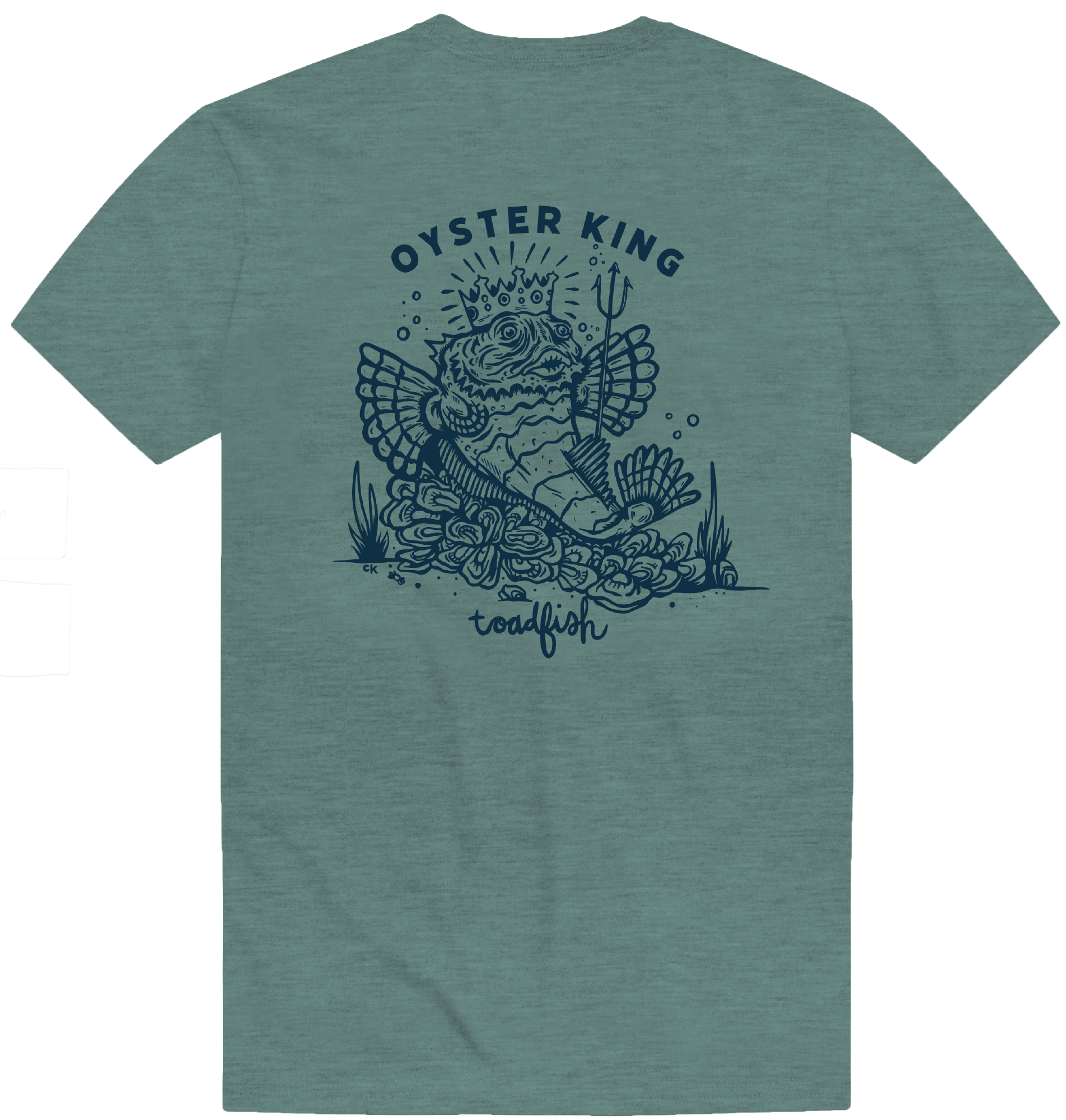 The Oyster King Tee - Toadfish - Apparel